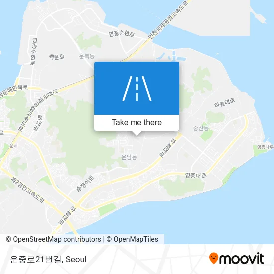 운중로21번길 map