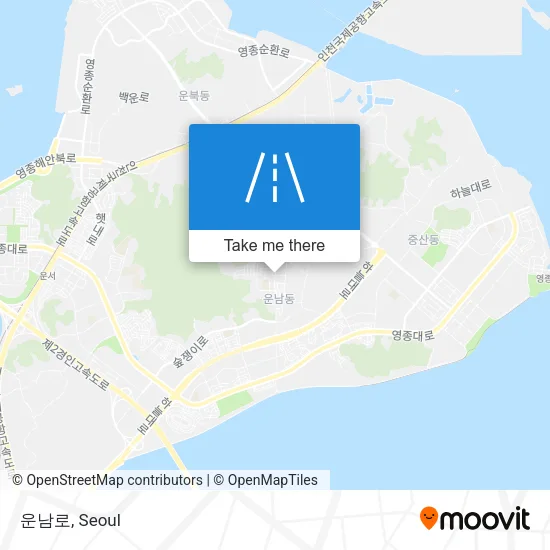 운남로 map