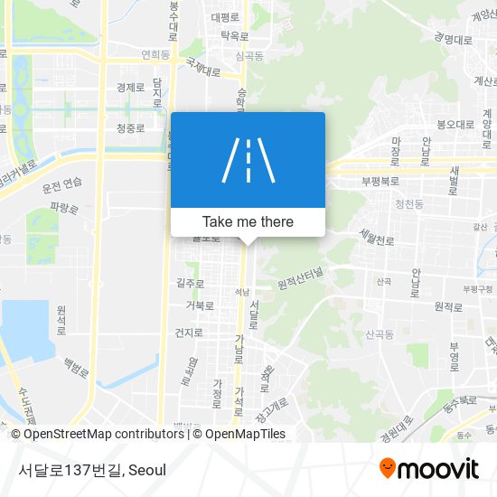 서달로137번길 map