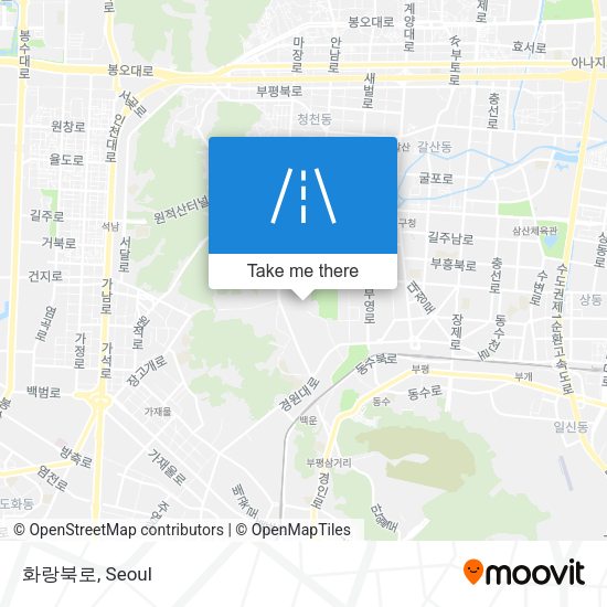 화랑북로 map
