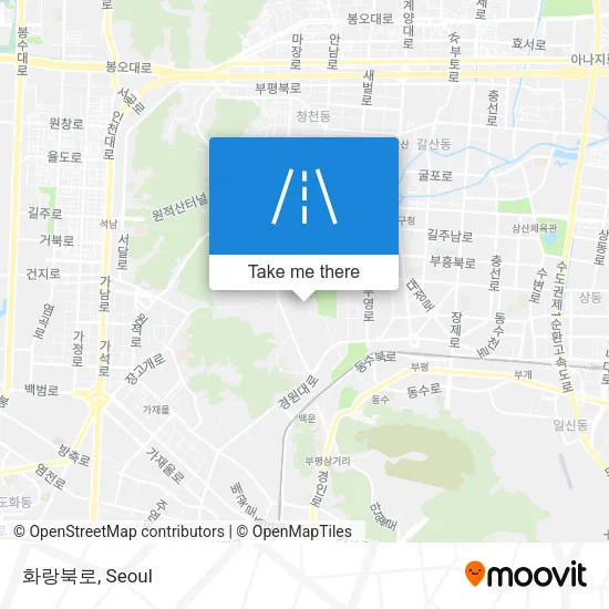 화랑북로 map