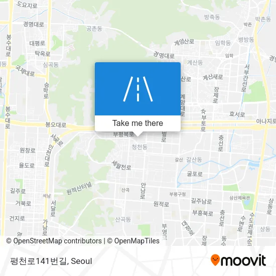 평천로141번길 map