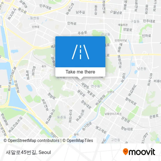 새말로45번길 map