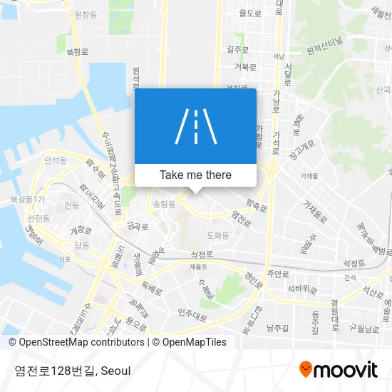 염전로128번길 map