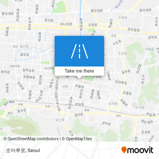 조마루로 map