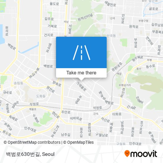 백범로630번길 map