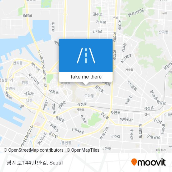염전로144번안길 map