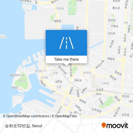 송화로52번길 map
