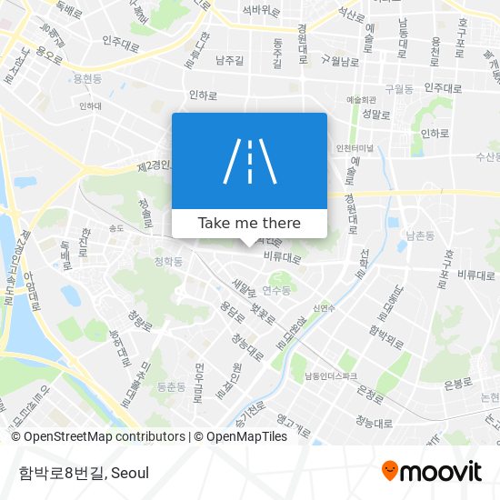 함박로8번길 map