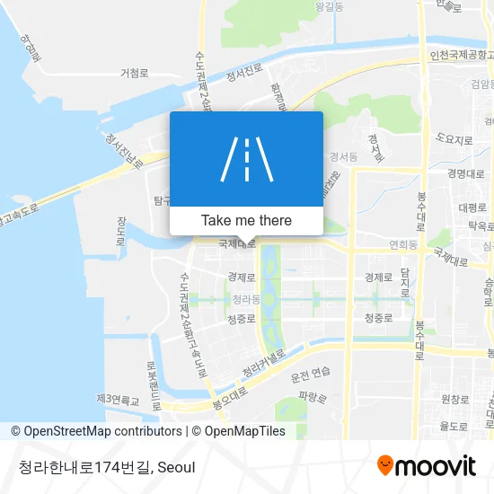 청라한내로174번길 map