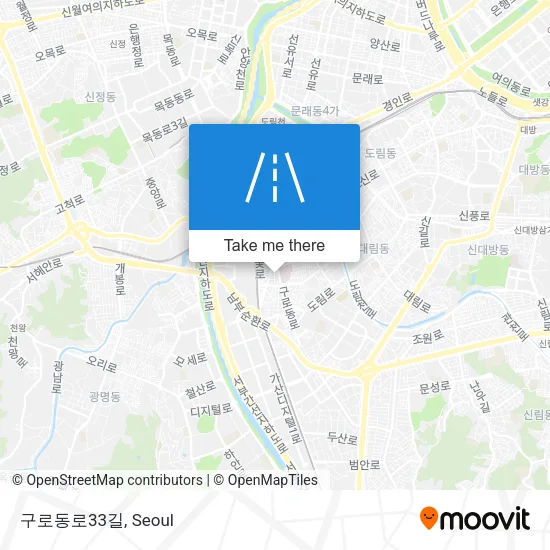 구로동로33길 map