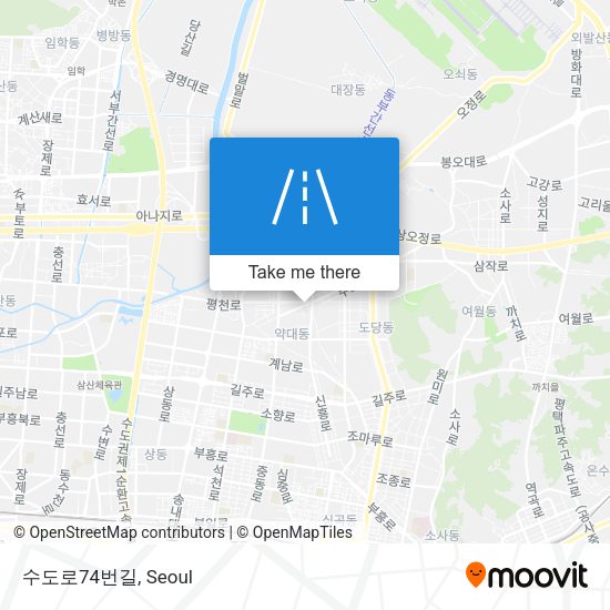 수도로74번길 map