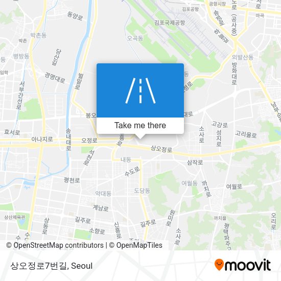 상오정로7번길 map