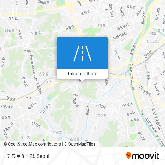 오류로8다길 map