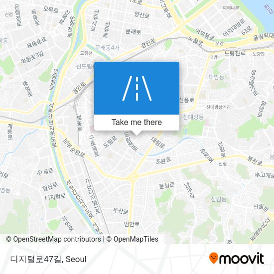 디지털로47길 map