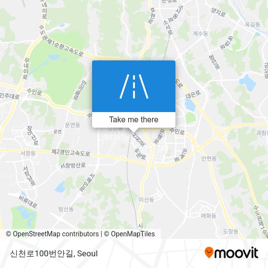 신천로100번안길 map
