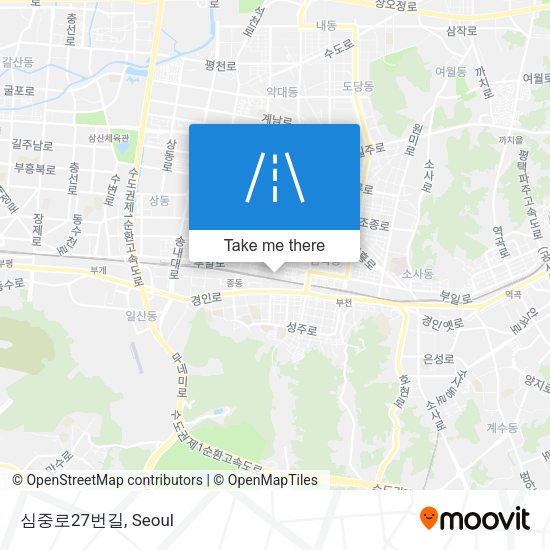 심중로27번길 map