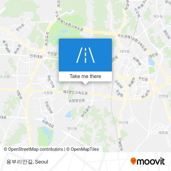 용부리안길 map