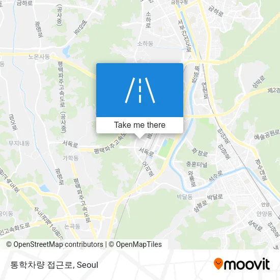 통학차량 접근로 map