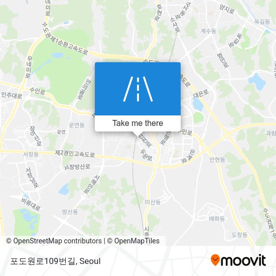 포도원로109번길 map