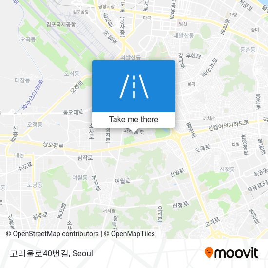 고리울로40번길 map