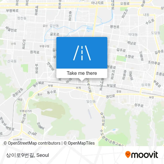 상이로9번길 map