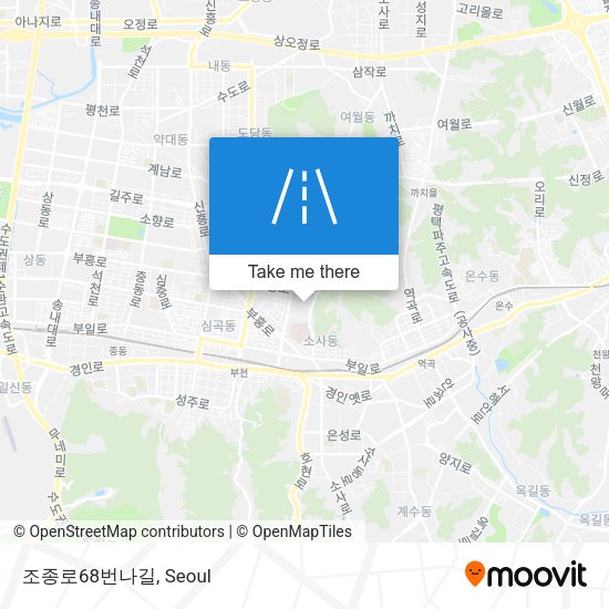 조종로68번나길 map