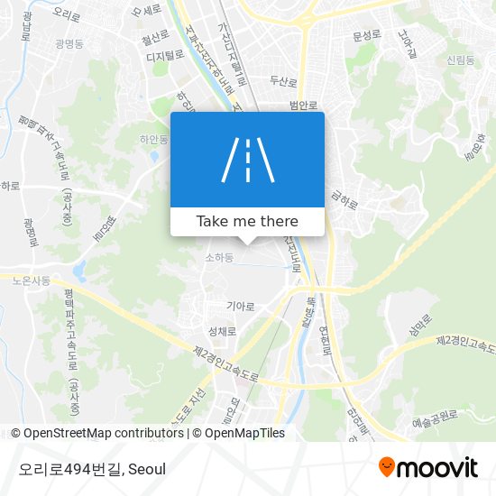 오리로494번길 map