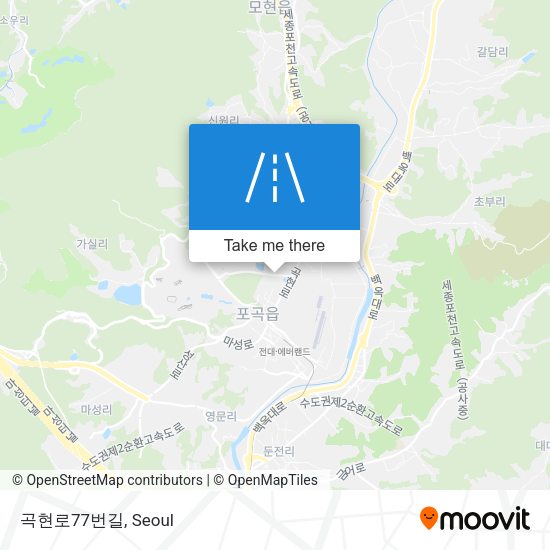 곡현로77번길 map