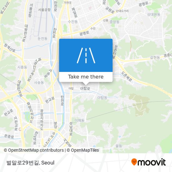 벌말로29번길 map