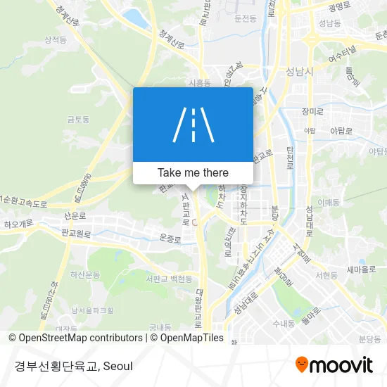 경부선횡단육교 map