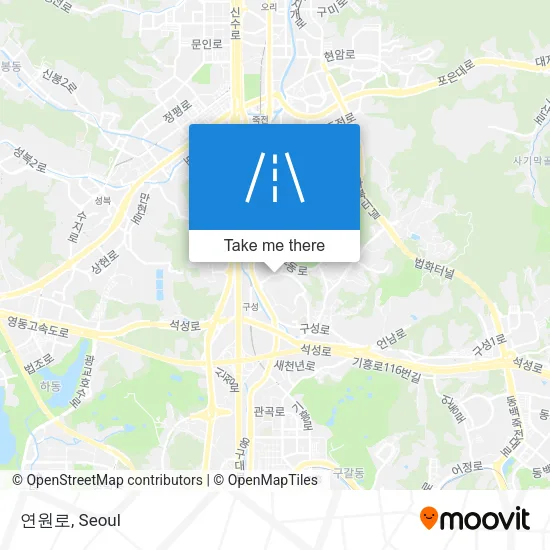 연원로 map