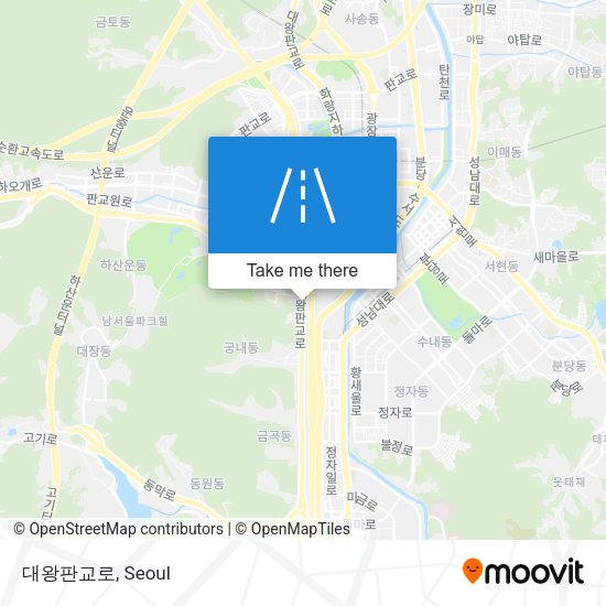대왕판교로 map