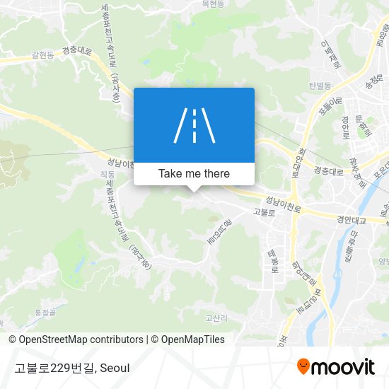 고불로229번길 map