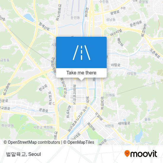 벌말육교 map