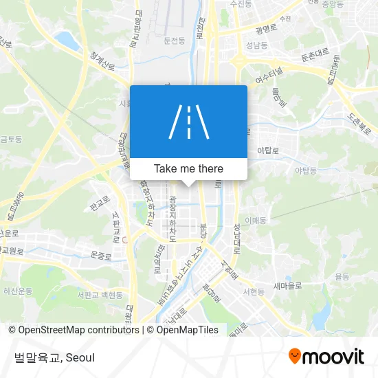 벌말육교 map