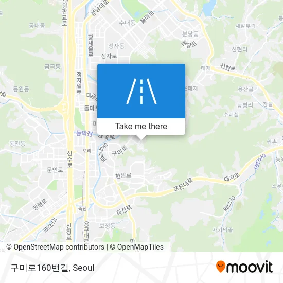 구미로160번길 map
