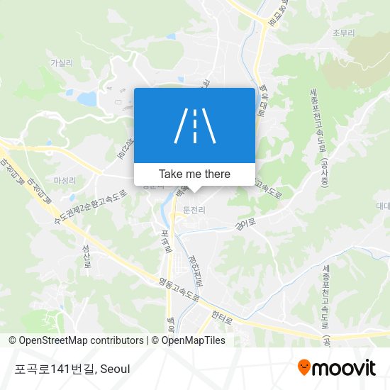 포곡로141번길 map