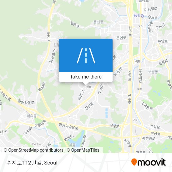 수지로112번길 map