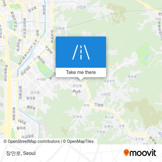 장안로 map