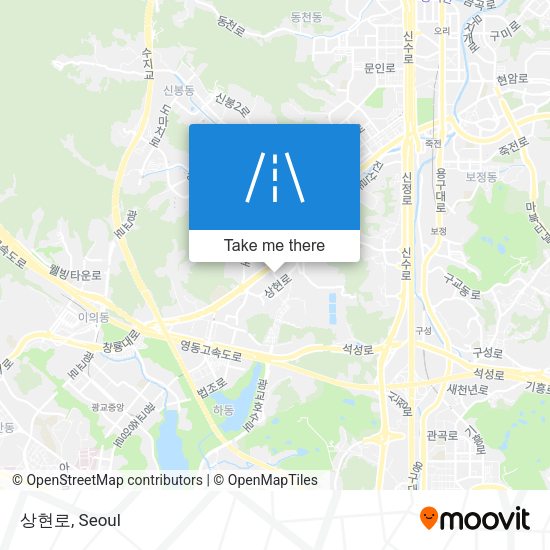 상현로 map