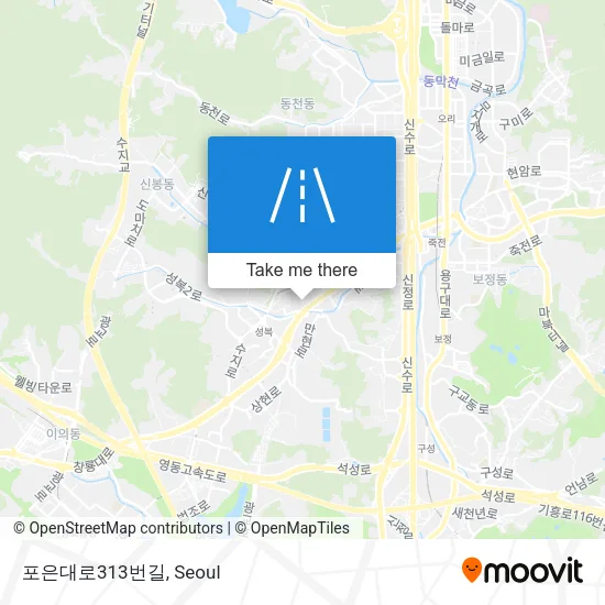 포은대로313번길 map