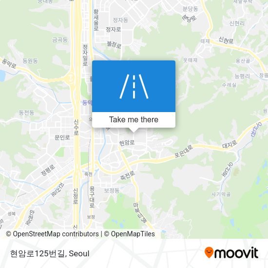 현암로125번길 map
