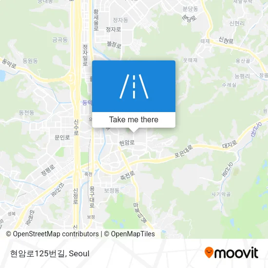 현암로125번길 map