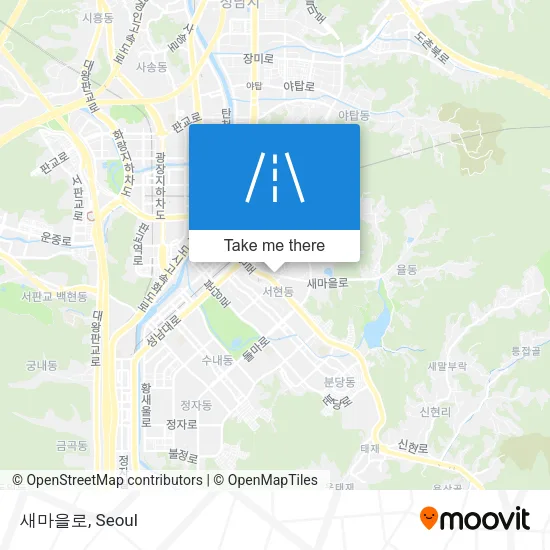 새마을로 map