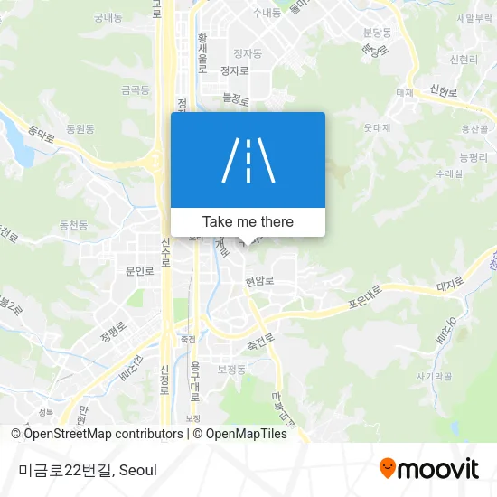 미금로22번길 map