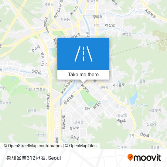 황새울로312번길 map