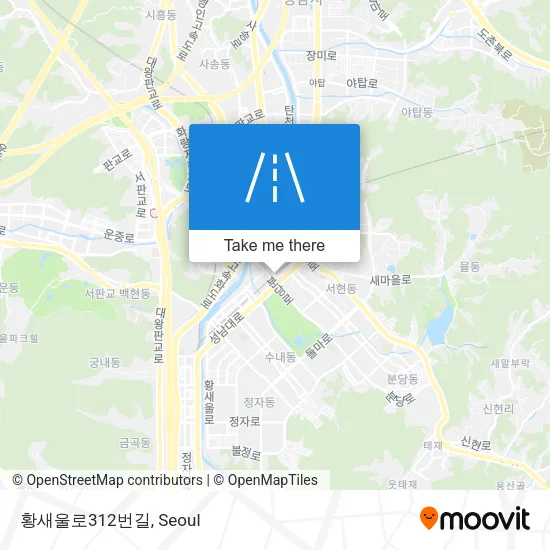 황새울로312번길 map