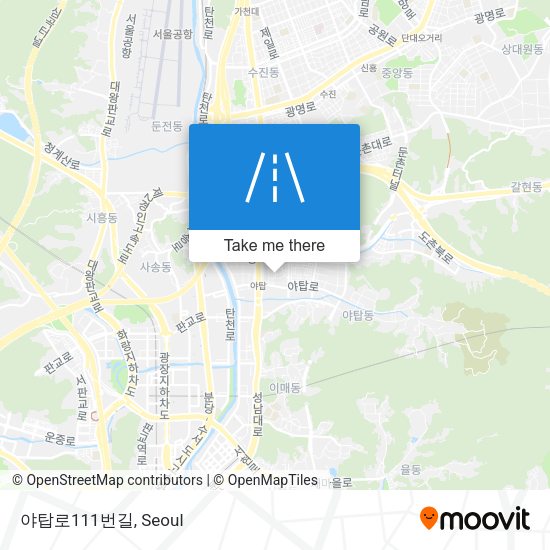 야탑로111번길 map