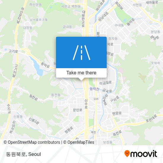 동원북로 map